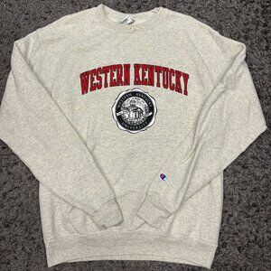 Vintage Champion Brand USA Fabric Western Kentucky Men Sz M Pullover Sweatshirt